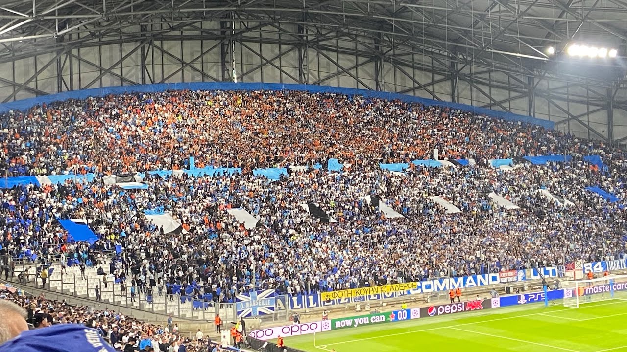 OM / TOTTENHAM : le MAGNIFIQUE TIFO pour l’entrée des joueurs #UCL