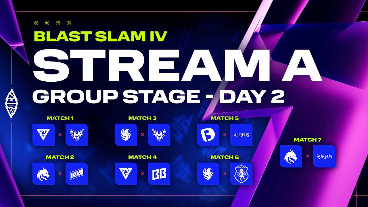 BLAST Slam IV, Group Stage, Day 2: Stream A - Dota 2 LIVE