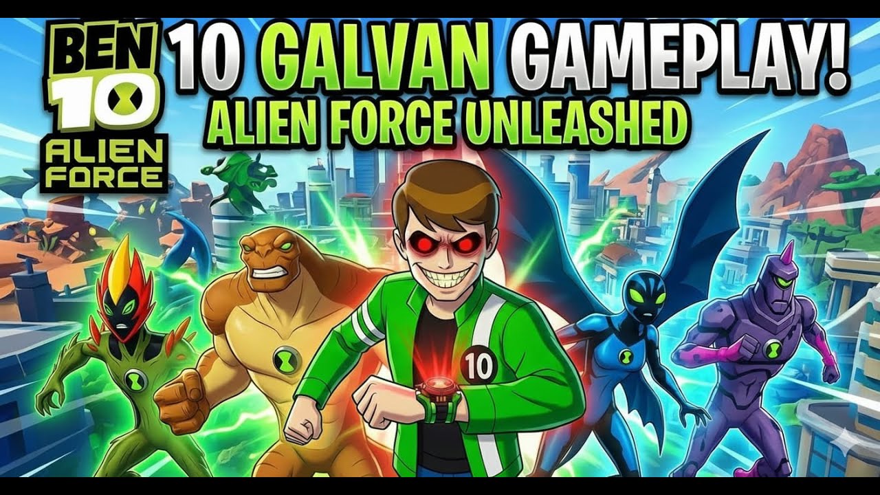 Playing as Galvan 🧠⚡ | Ben 10 Inspired Gameplay | Smartest Alien Ever! 🔥🎮