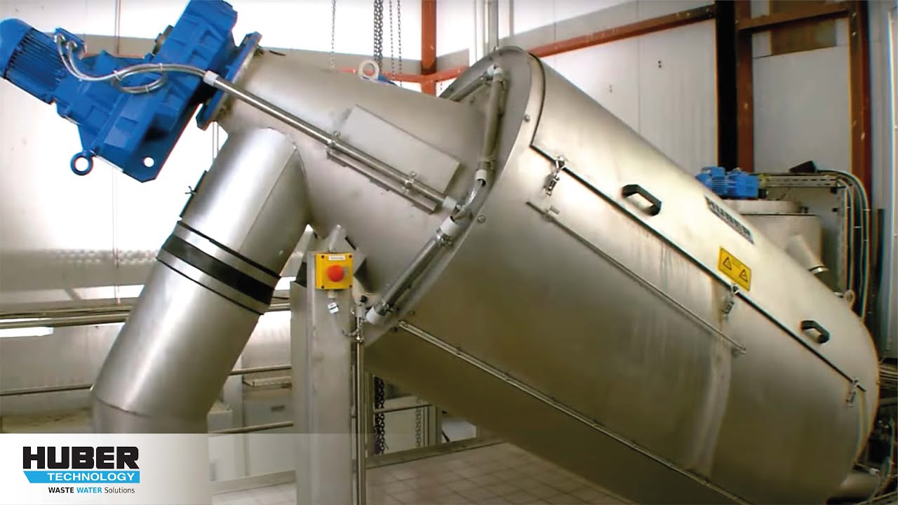 HUBER Rotary Screw Thickener S-DRUM