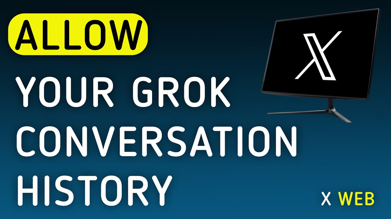 How To Delete Your Grok Conversation History On X (Twitter) Web On PC (New Update)