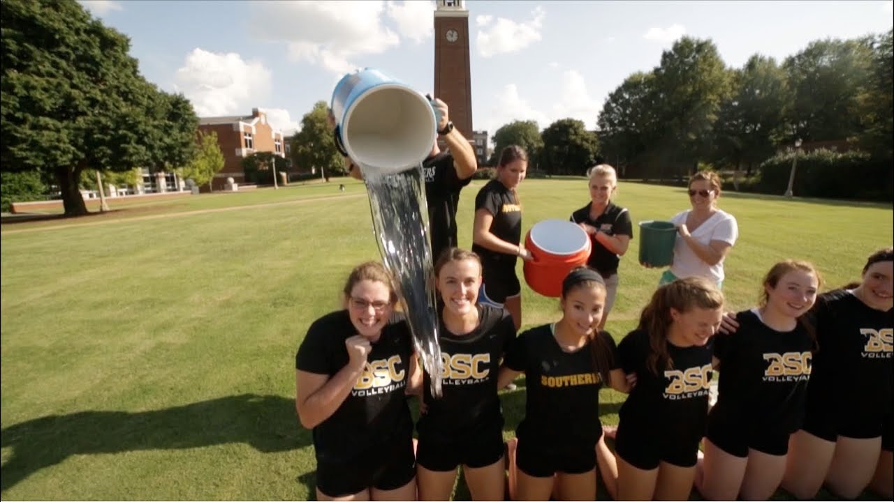 Birmingham-Southern Volleyball ALS Ice Bucket Challenge.