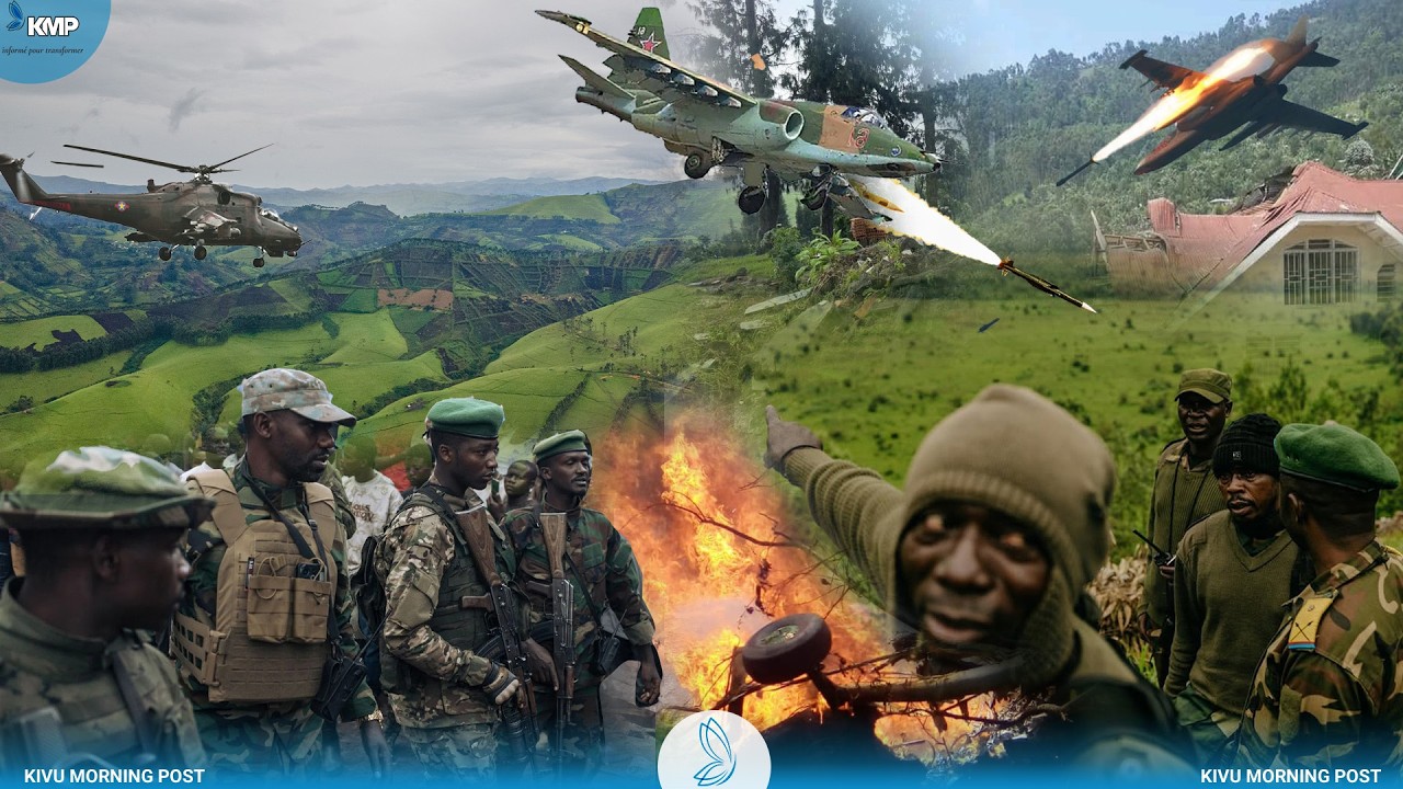 RDC-M23 : MINEMBWE BOMBARDÉ PAR DES DRONES FARDC, VIOLENTS COMBATS WAZALENDO VS TWIRWANEHO