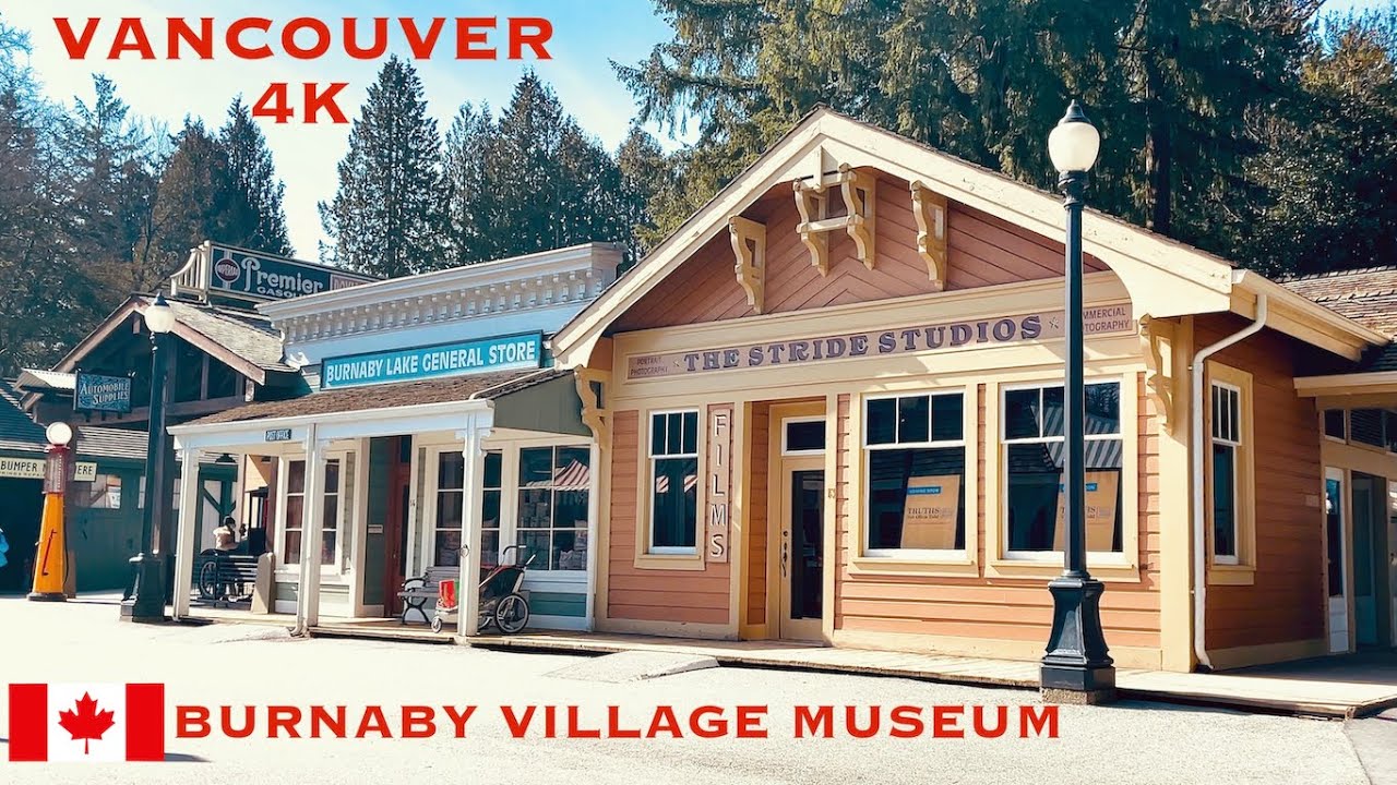 🇨🇦[4k] Walking tour in Burnaby Heritage Village, Vancouver ,BC, Canada, 2023