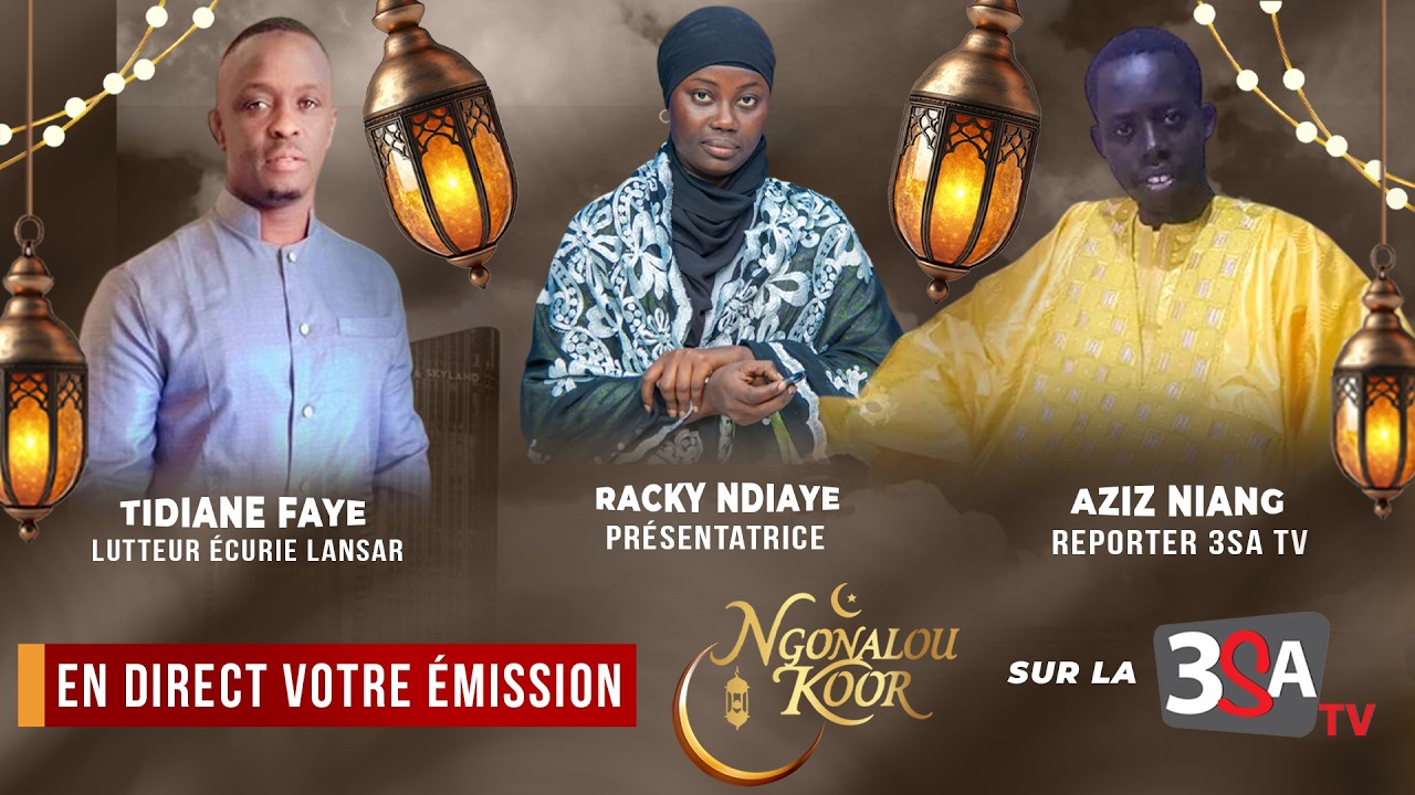 🔴 Ngonalou Koor: Racky NDIAYE Reçoit Tidiane FAYE le Professeur de lansar et Aziz NIANG reporter