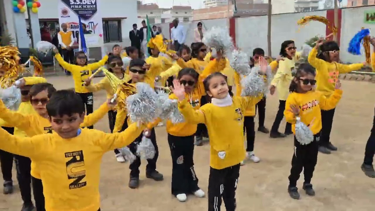 On Annual sports meet Dance performance by class U.K.G