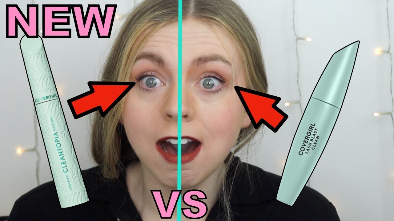 NEW COVERGIRL Lash Blast Cleantopia Mascara VS COVERGIRL Lash Blast Clean Volume Mascara!