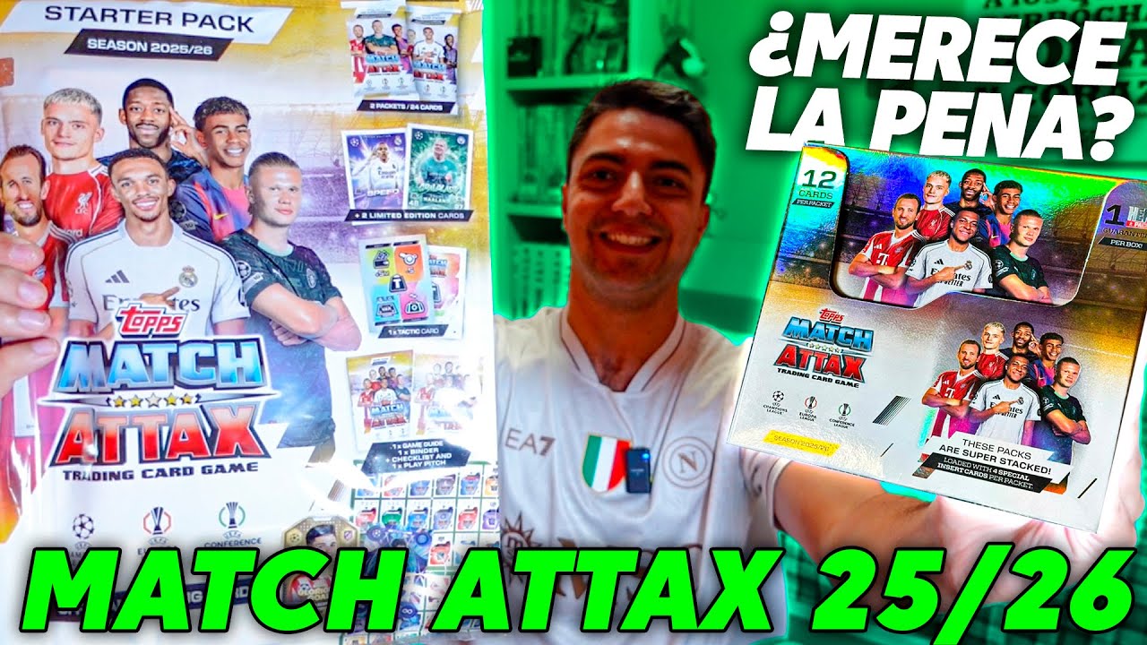*NUEVA COLECCIÓN* MATCH ATTAX 2025/26!!! APERTURA CAJA COMPLETA