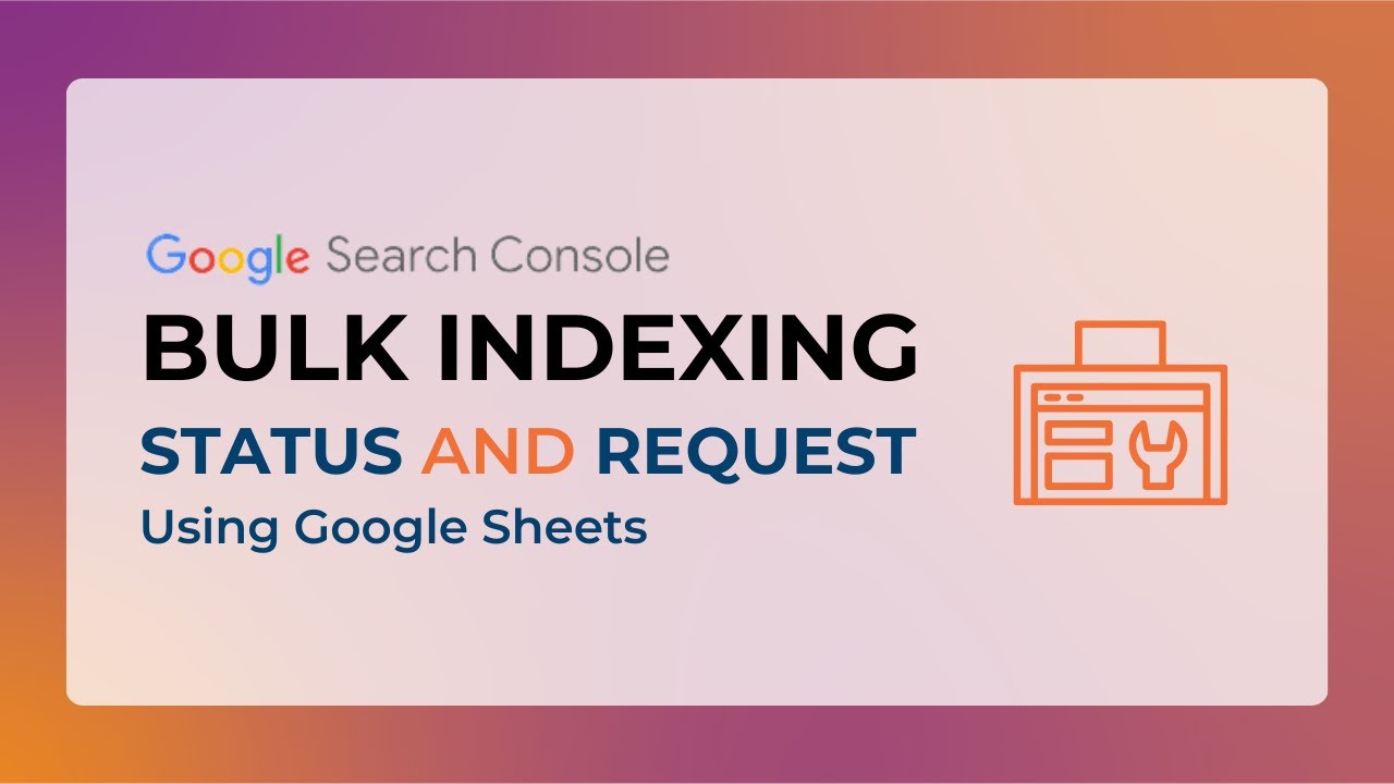 Статус пакетной индексации в Google Search Console и запрос на пакетную индексацию с использовани...