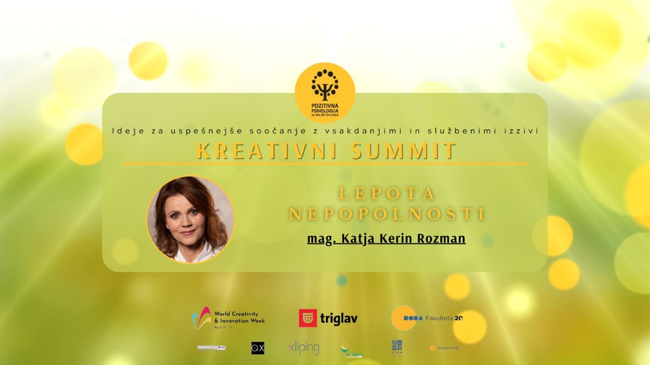 mag. Kerin Rozman: Lepota nepopolnosti: Kaj nas lahko naučijo Kintsugi, psihologija in kreativnost?