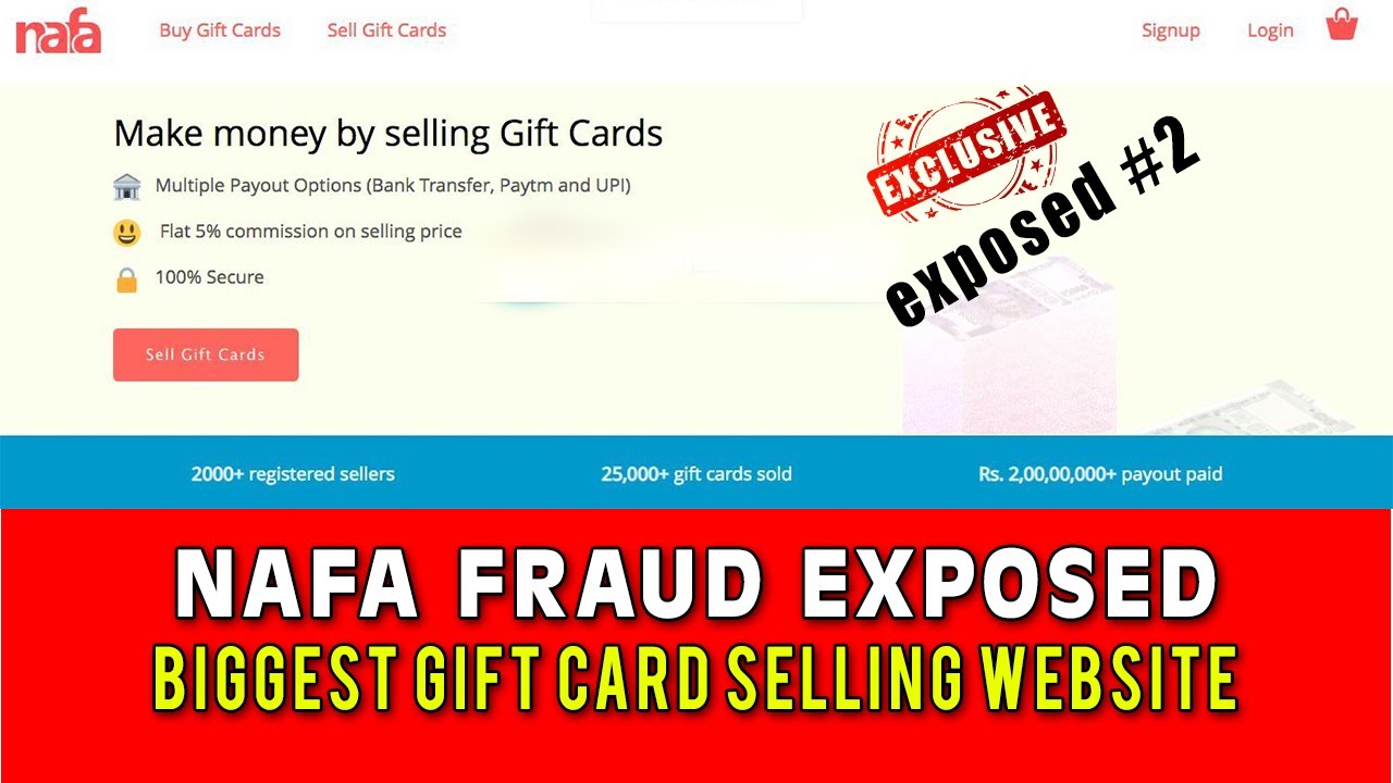 Biggest Gift Card Selling Website Fraud Exposed By Technical Navigator