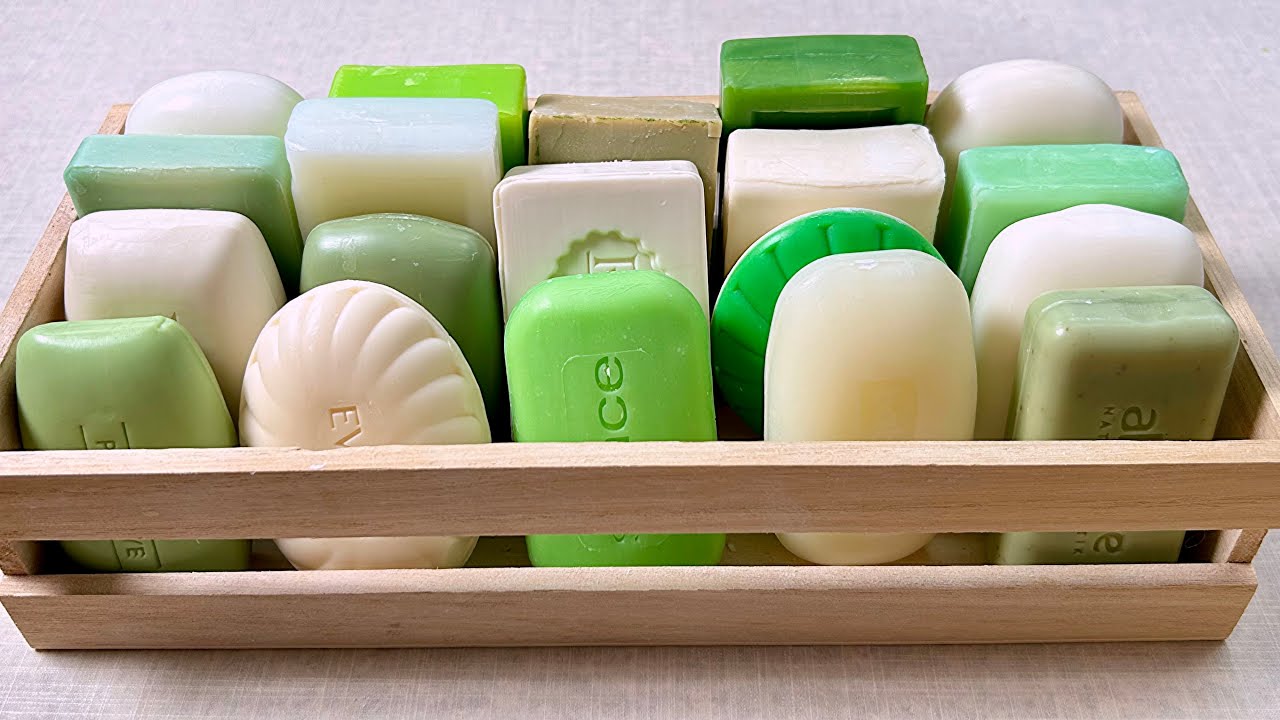 Soap cutting ASMR 💚 Резка мыла АСМР