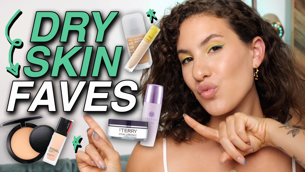 The Absolute BEST Base Products for DRY SKIN! | Jamie Paige