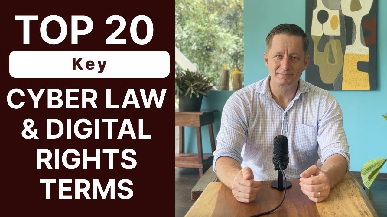 Top 20 Must Know Cyber Law & Digital Rights Terms | Legal English Terminology Explained