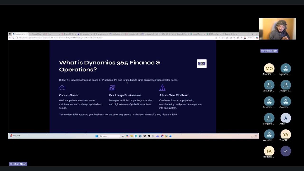 Dynamics 365 Made Simple Navigating Basics and legal Entity Setup DUG Ghana Meetup