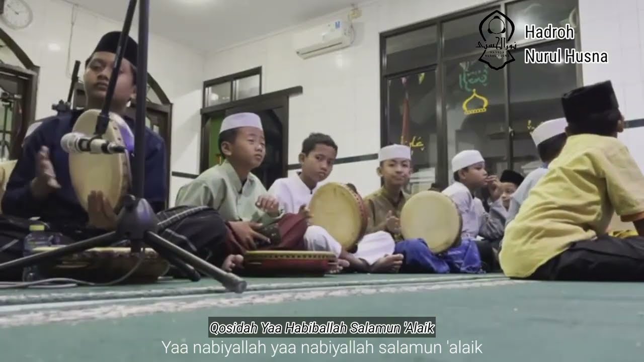 Qosidah Yaa Habiballah Salamun 'alaik || Lirik Sholawat Indonesia || Majelis Taklim Nurul Husna