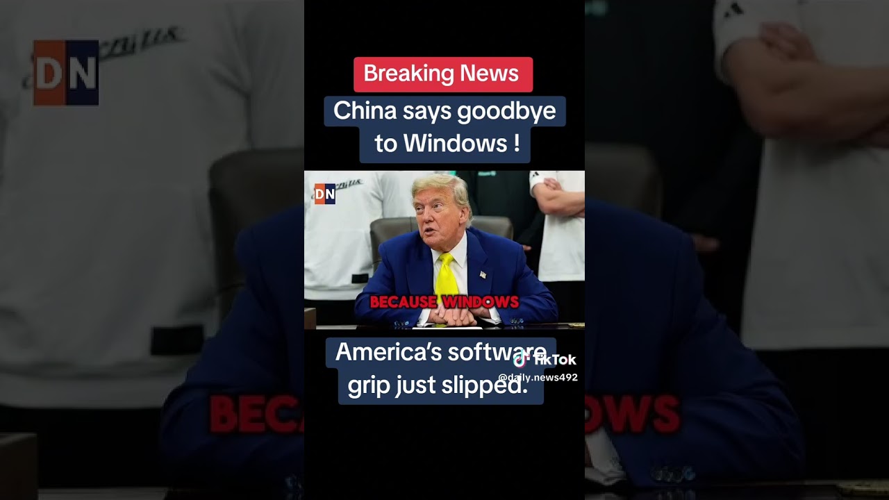 China says goodbye to windows