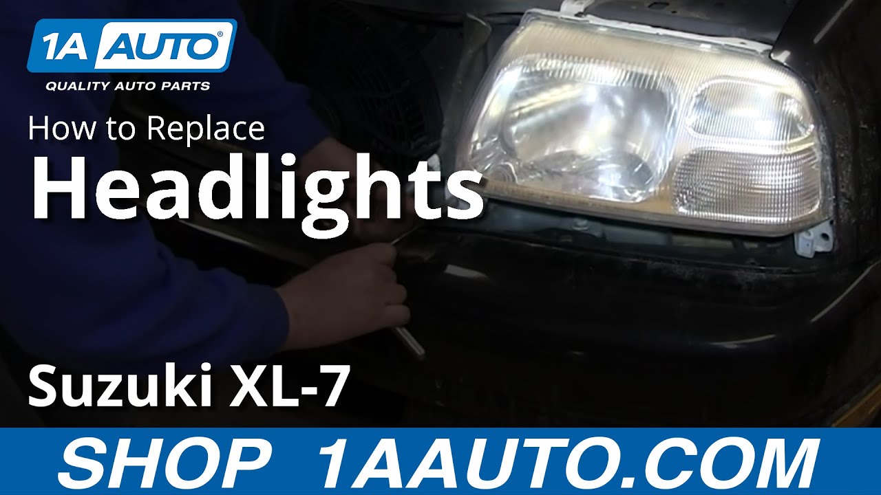 How to Replace Headlights 02-03 Suzuki XL-7