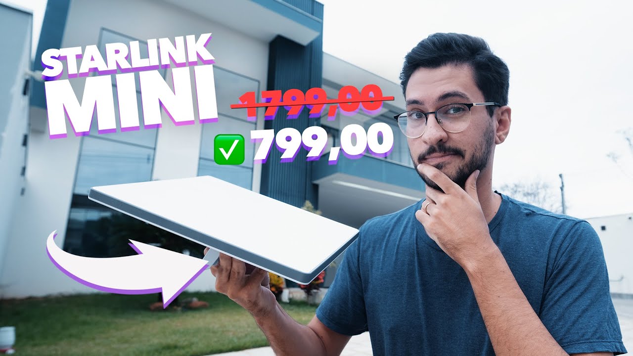 Starlink Mini tem mais uma REDUÇÃO NO PREÇO no Brasil e fica por PREÇO HISTÓRICO! (saiba mais)