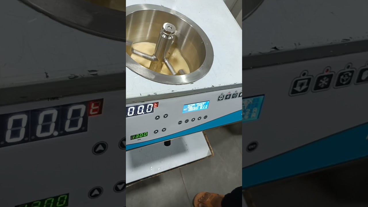 Indian Street Food - Real Mango Ice Cream - Batch Freezer