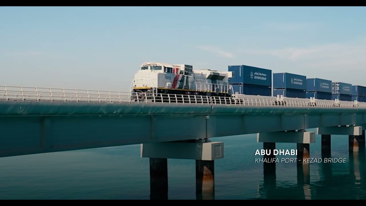 A glimpse of the Etihad Rail as it seamlessly operates and transports goods across the country