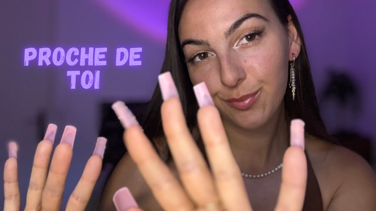 Asmr: visuel proche de toi avec des bruits de bouche crémeux 🌙