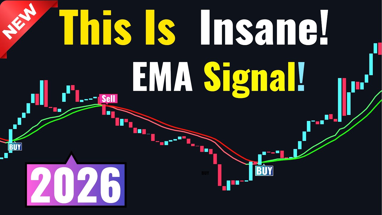 NEW TradingView Indicator That Is Very Accurate (EMA Signal)