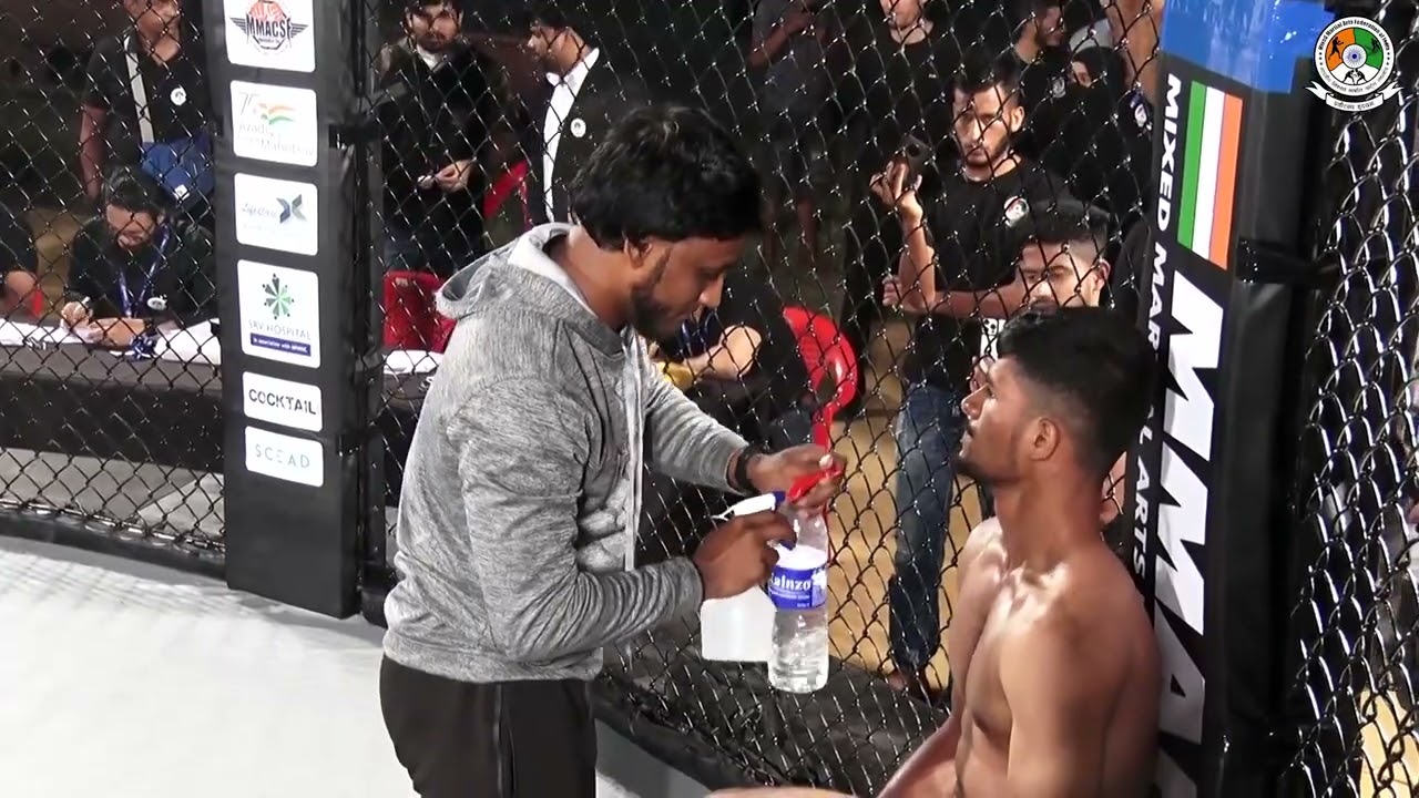 Hosia Hmar VS Mohd Zubair qualifying bout of MMAFI National Federation MMA Championship, 2021.