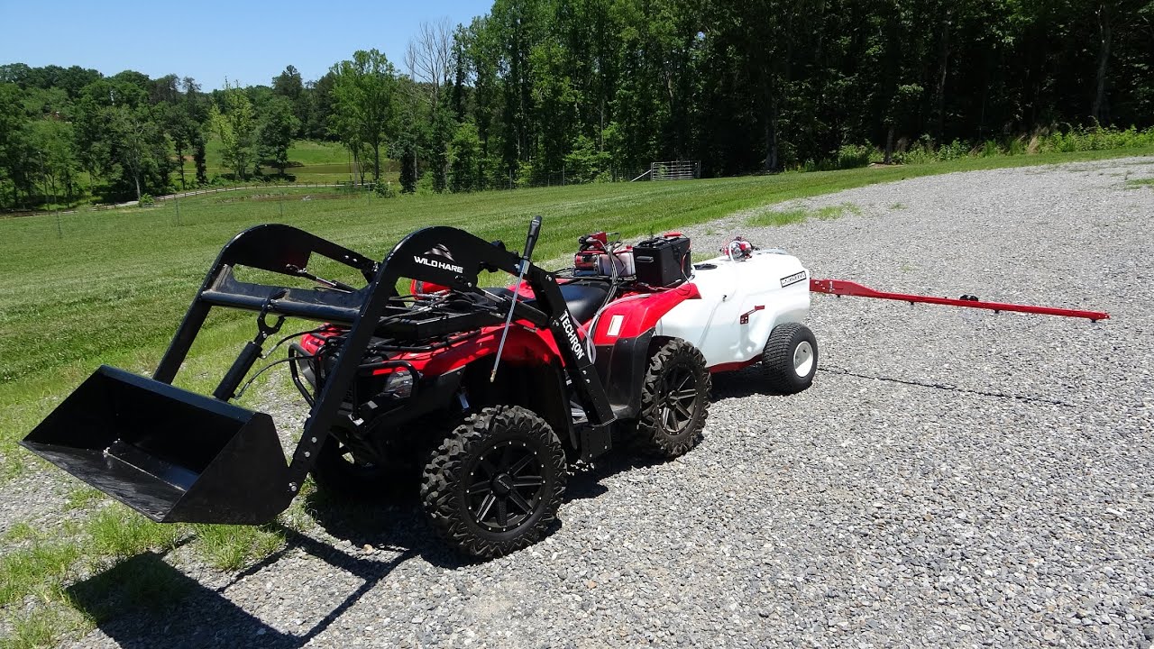 The Ultimate Spray Rig! Get rid of driveway weeds fast!