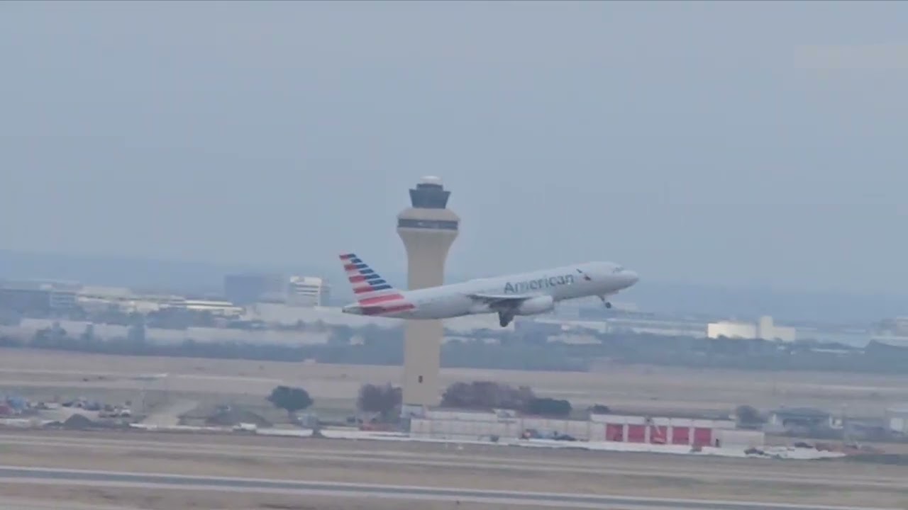 Afternoon plane spotting from the Hyatt Regency at Dallas Fort Worth International Airport 