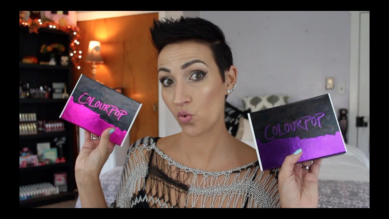 New Colourpop Holiday Sets & Gel Liners! Swatches!!