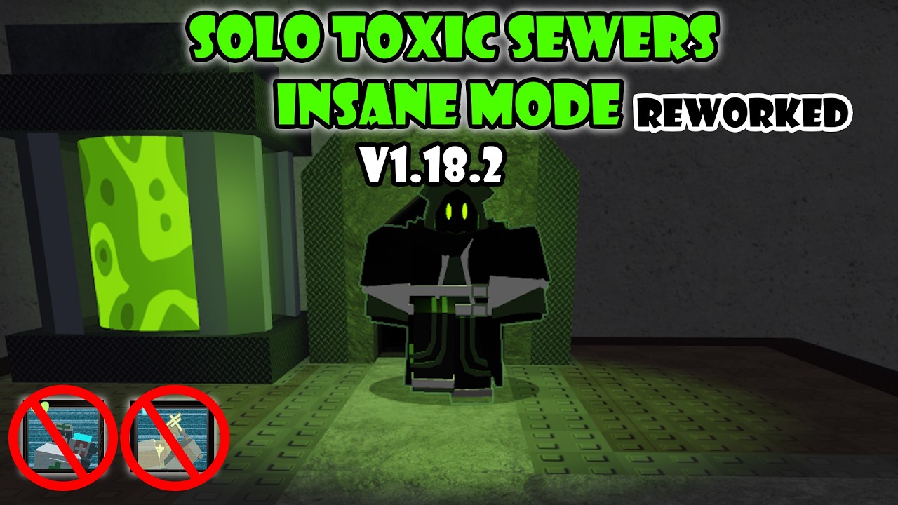 Toxic Sewers Solo Insane Mode Reworked Triumph | World Tower Defense V1.18.2