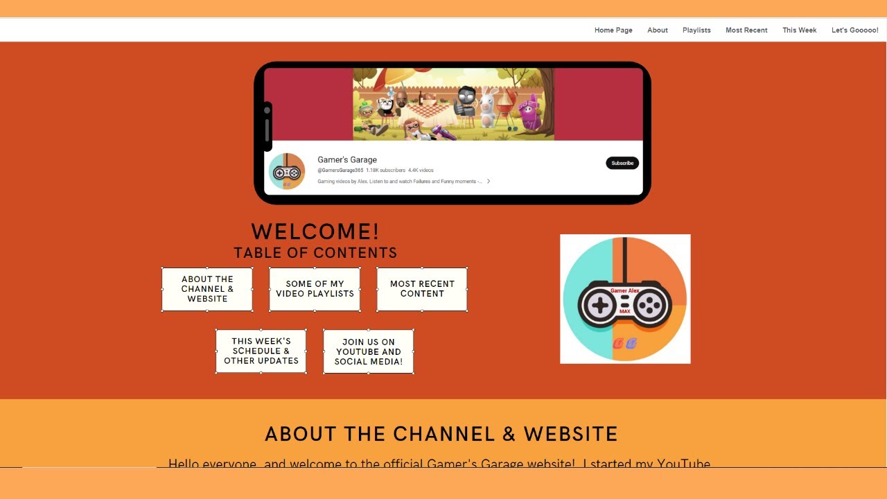 The Gamer's Garage Website?