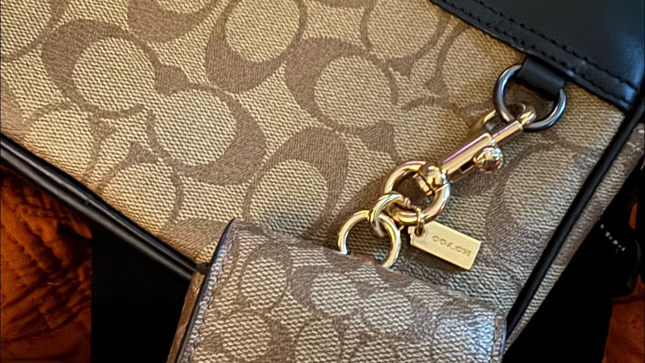 UNBOXING THE GRAHAM CROSSBODY BAG IN SIGNATURE ~COACH OUTLET #handbags