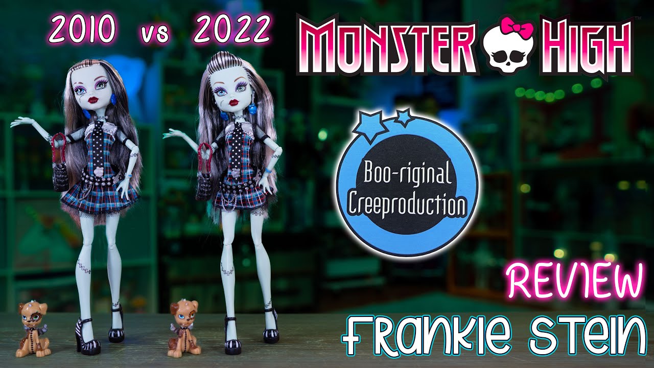 Monster High Reproduction Frankie Stein Doll Review! (2022 vs 2010)
