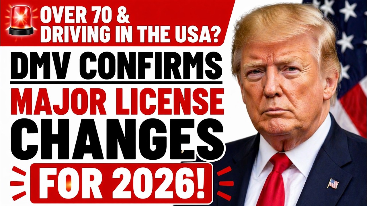 🚨 Over 70 & Driving in the USA? DMV Confirms Major License Changes for 2026!
