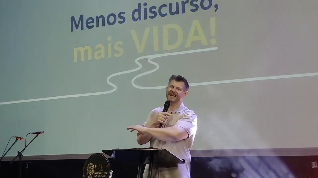 MENOS DISCURSO,  MAIS VIDA - Ao Vivo | Pastor Rodrigo Ortunho