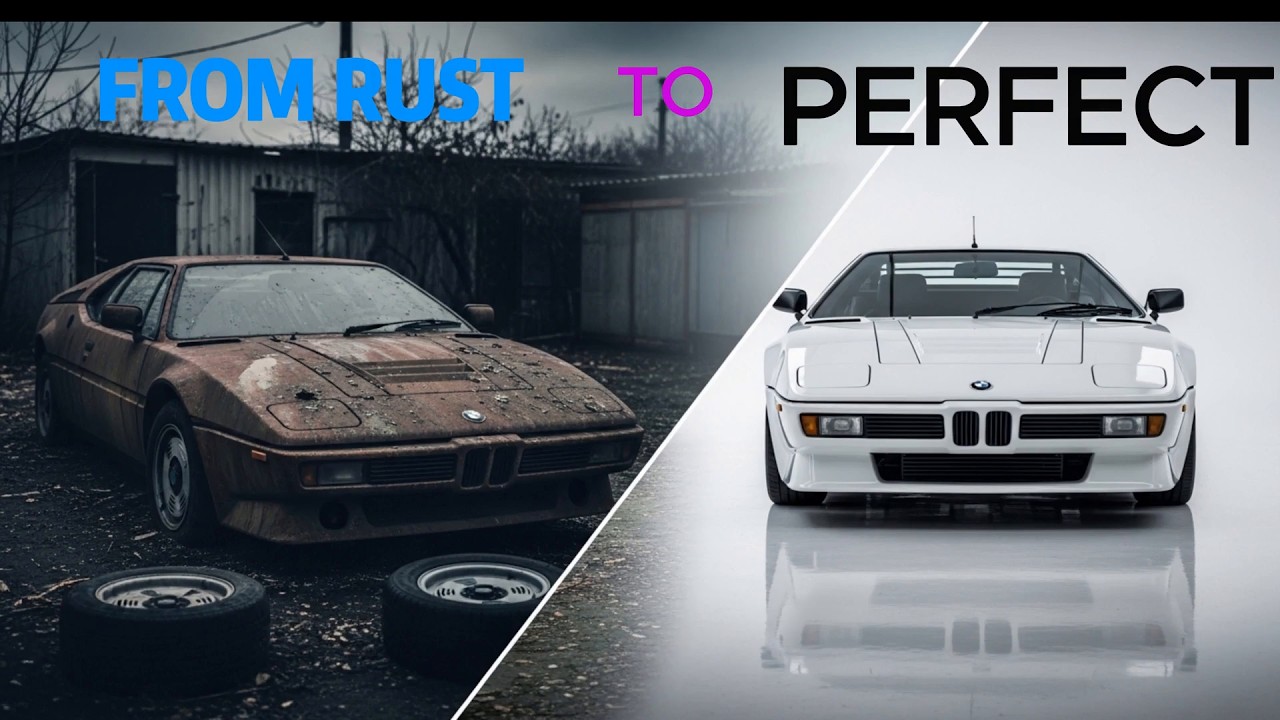 ASMR Car Restoration | Abandoned BMW M1 Supercar Full Restoration (Satisfying)