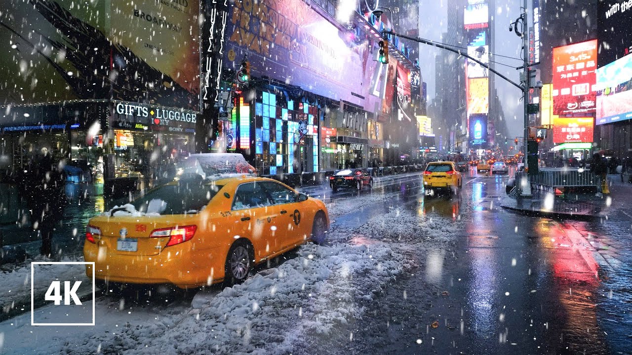 New York Snow Walk Collection ❄️ Manhattan Snowfall, Snowy NYC