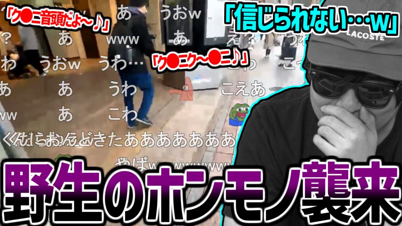 街中でク●二音頭を熱唱して逃走するホンモノと遭遇するもこう【2025/11/05】