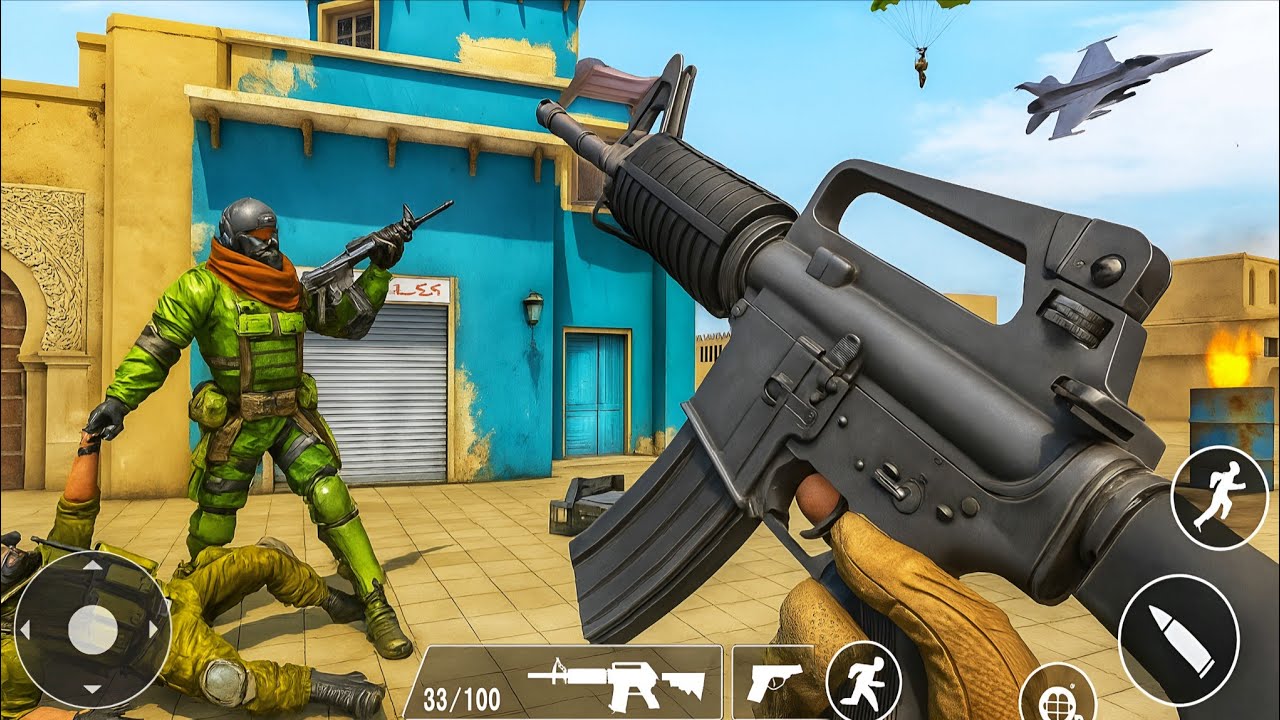Игра FPS Commando Terrorist Strike _ Геймплей для Android