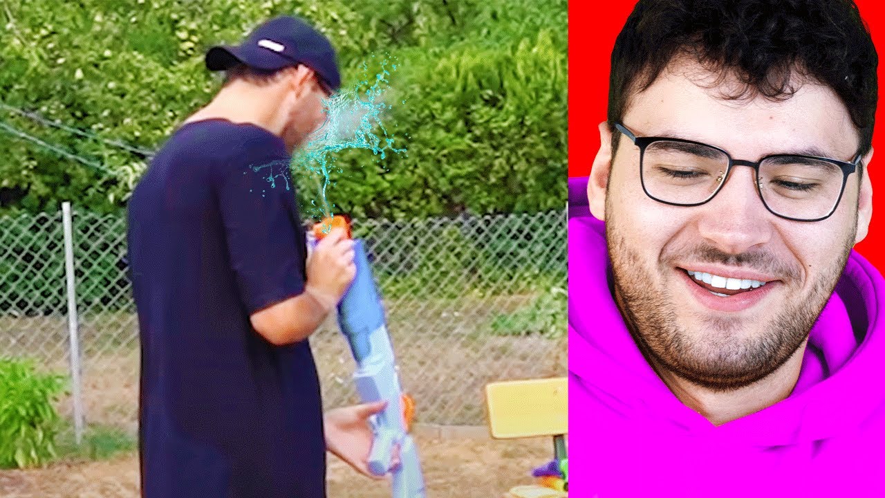 LARS REAGIERT auf WASSERPISTOLEN CHECK! (Tischvideo)