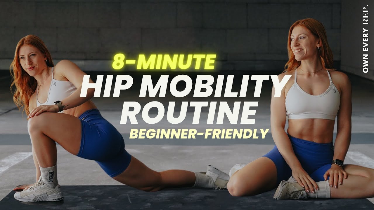 8 Min. Beginner Hip Mobility Routine | Slow | No Equipment, Follow Along | Mobility Workout