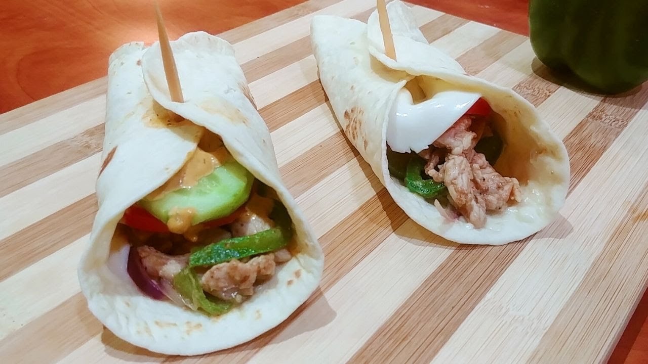 Chicken Fajita Wrap - Dubai Kitchen