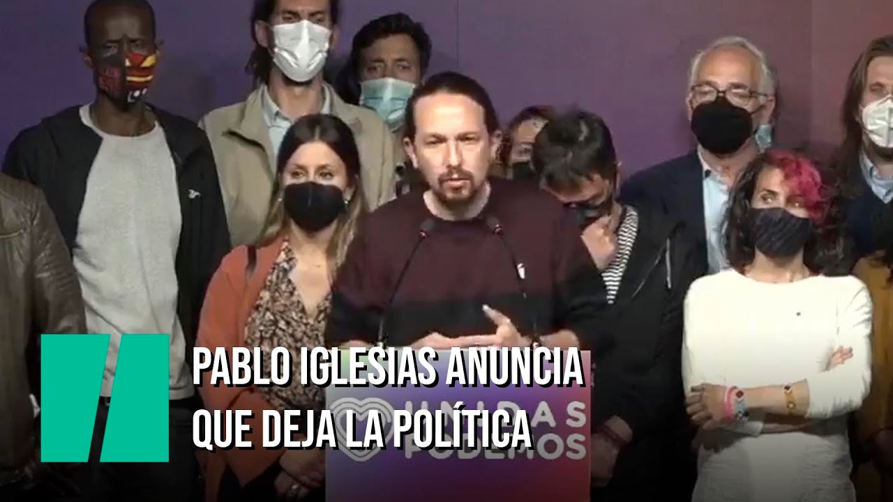 Pablo Iglesias deja la política: su discurso completo