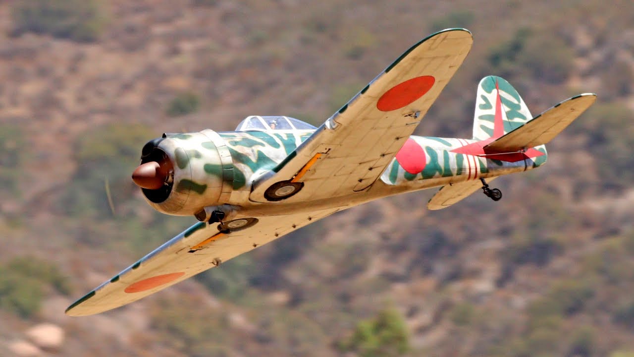 Giant Scale Nakajima Ki-43 Oscar (Hangar 9) with Saito Radial Engine -- Warbirds & Classics 2021