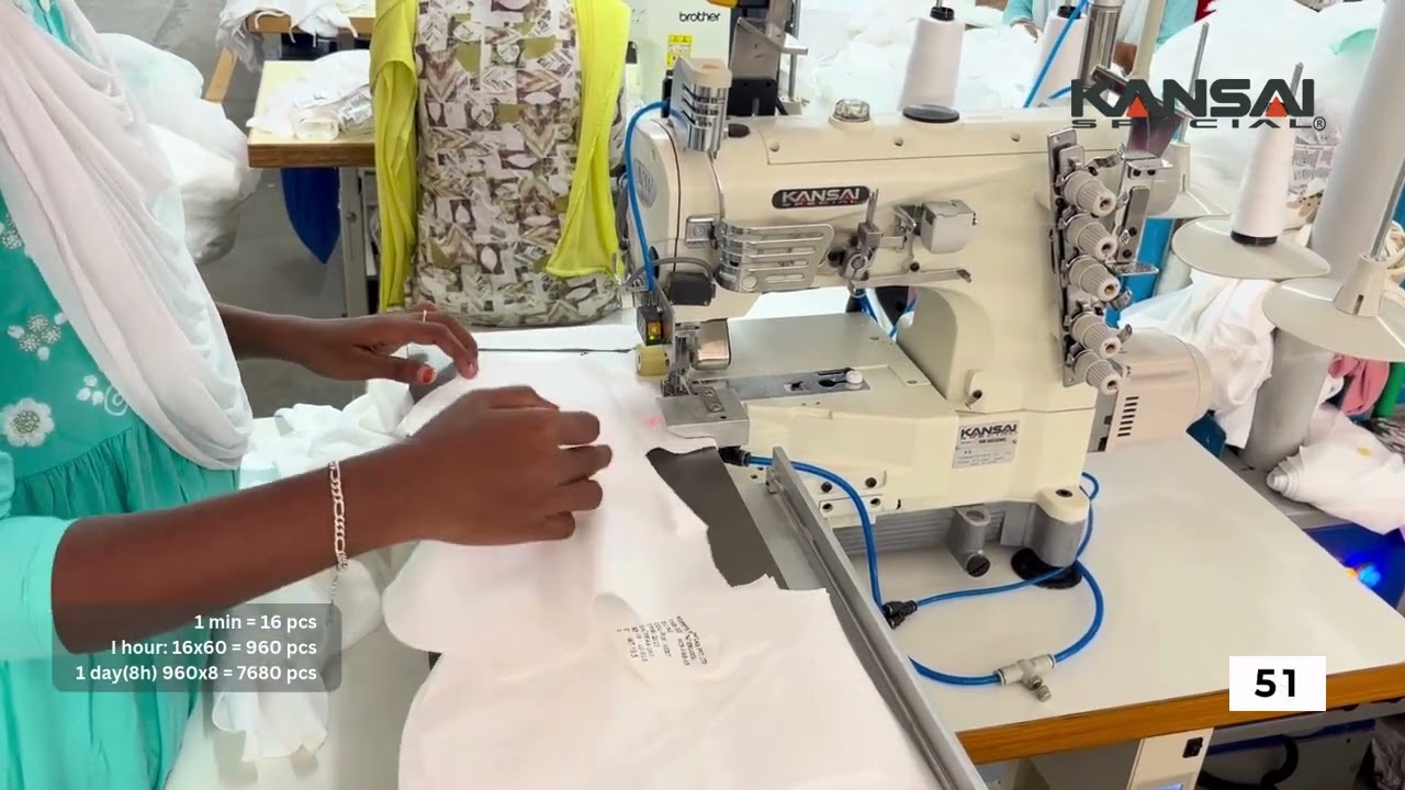 New updated Kansai special Automatic Sleeve hemming machine #sleevehemming #sleeve #kansai