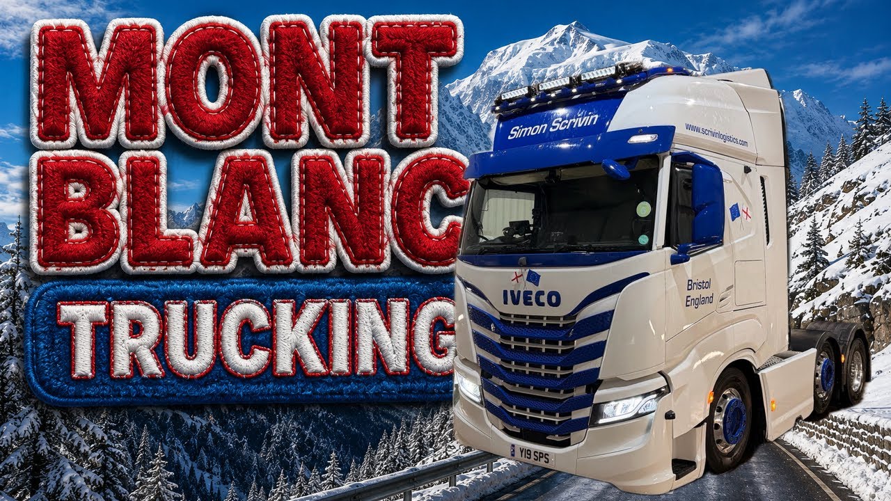 Newbie Trucker In Europe #Ep : 7 Milan Through Mont Blanc