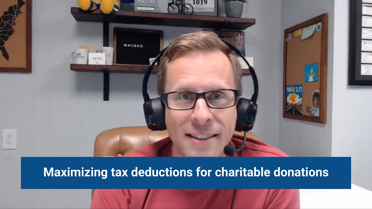 Maximizing tax deductions for charitable donations
