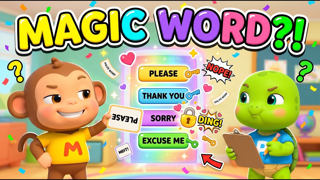 The Magic Words Song ✨ | Please, Thank You & Sorry | Good Manners for Kids | Modo & Phoeniz